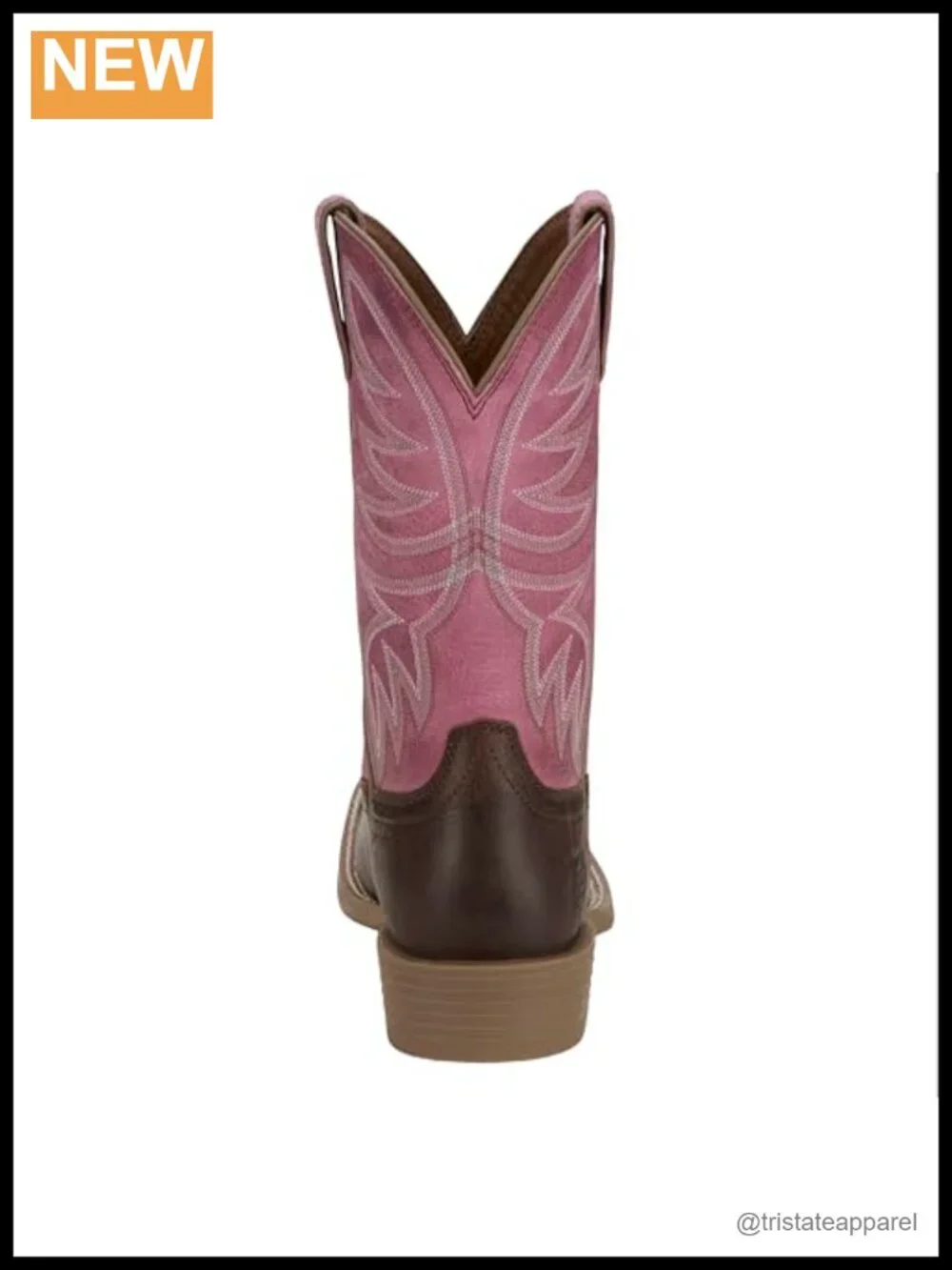 Water Buffalo Cowgirl Boots Square Toe Pull-On Mid-Calf Equestrian Style